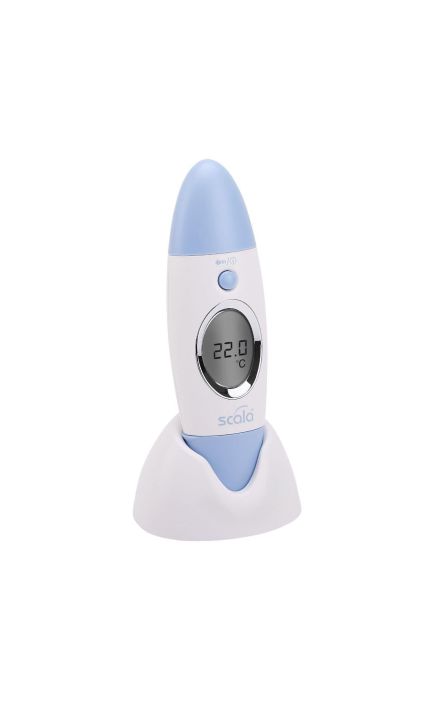 Termometru cu infrarosii pentru tampla si ureche SCALA SC53TM Alb