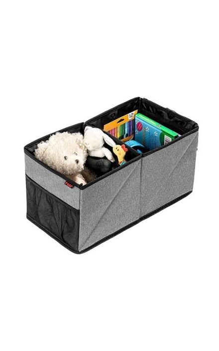 Cutie organizatoare pliabila pentru auto Reer TravelKid Box 86081 Gri