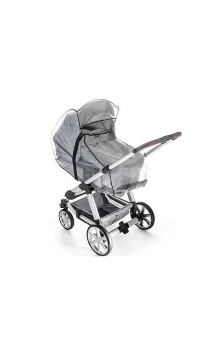 Protectie de ploaie universala cu fermoar pentru carucioare RainCover Classic+ REER 84069 Transparent