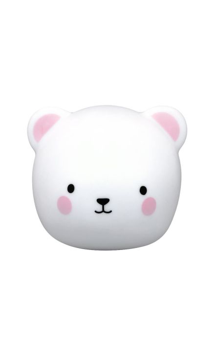 Lampa de veghe si veioza cu touch, 2in1, prindere perete, cu led, lumina reglabila si oprire cronometrata, forma ursulet, Lumilu Touch Light Bear, Reer 52210 