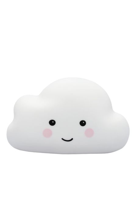 Lampa de veghe cu LED, cu oprire cronometrata, forma nor, alba, Lumilu Sweet Dreams Cloud, Reer 52250 