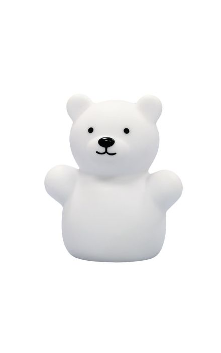 Lampa de veghe cu LED, forma ursulet, alba, Lumilu Mini Zoo Bear, Reer 52330 