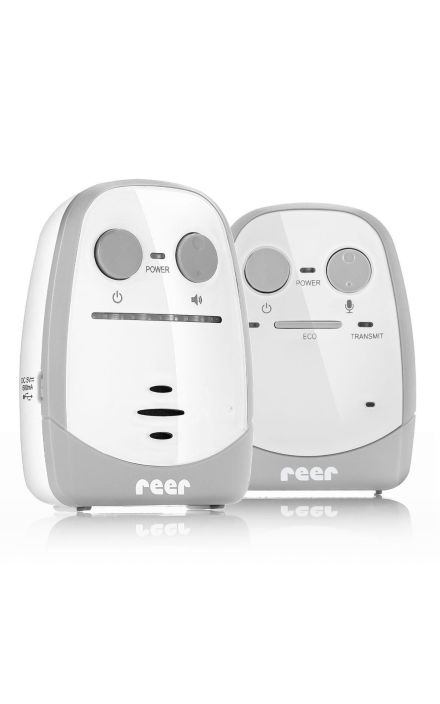 Monitor audio digital pentru bebelusi Nova, functie Vox, distanta 450 m, Reer 50140 Alb