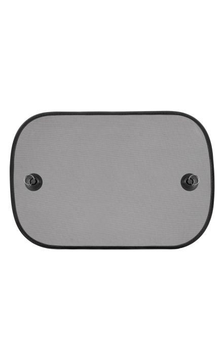 Set 2 parasolare auto lipire cu ventuze TravelKid Sun Basic Reer 86141 Negru