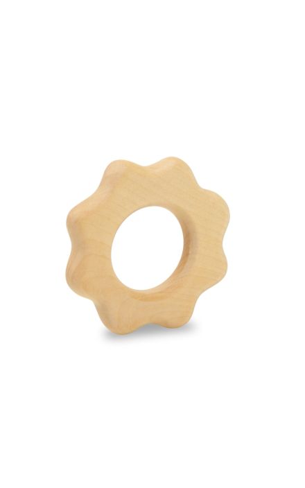 Jucarie de apucare din lemn de artar, forma floare, Gruenspecht 570-V5 