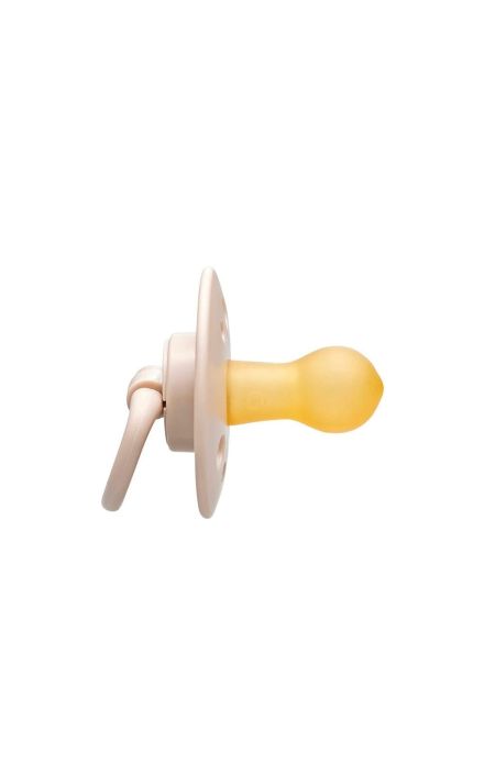 Set 2 suzete Cherry Green cu tetina din latex natural, forma rotunda, cu inel, +6 luni, nip 38734 