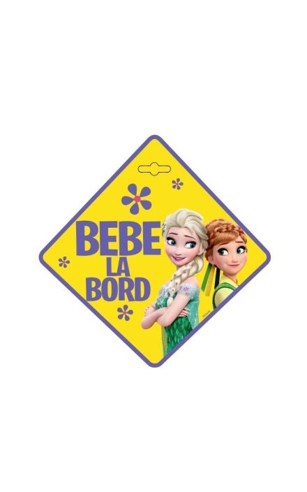 Semn auto Bebe la Bord Frozen SEV9622 Galben