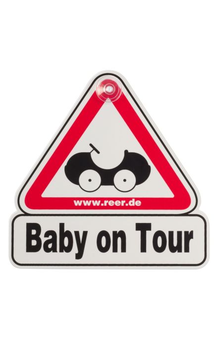Semn de masina Baby on Tour REER 80210 Rosu