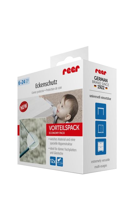 Pachet economic Protectii transparente pentru colturi Reer 82020 Transparent