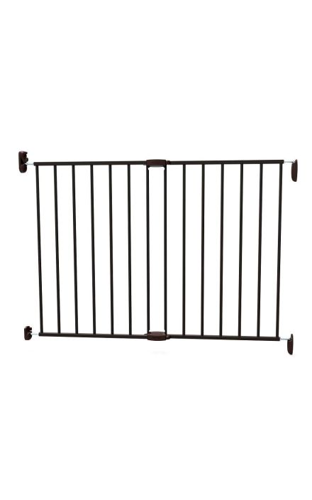 Poarta de siguranta extensibila Noma, 62 – 102 cm, metal negru, N93330 Negru