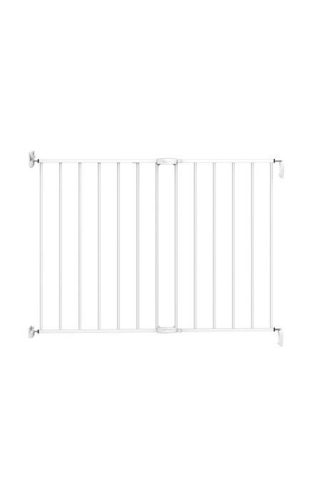 Poarta de siguranta extensibila Noma, 62–102 cm, metal alb, N93361 Alb