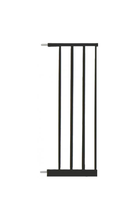 Extensie poarta de siguranta Noma, metal negru, 28 cm N93484 Negru