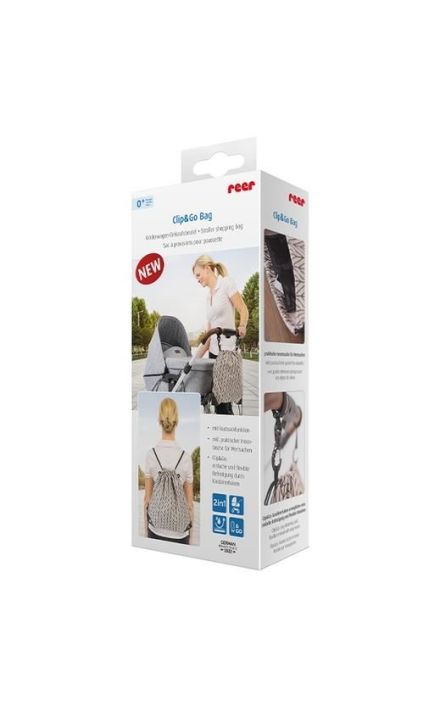 Rucsac organizator pentru carucioare de bebelusi Reer Clip&Go Bag 84082 Multicolor
