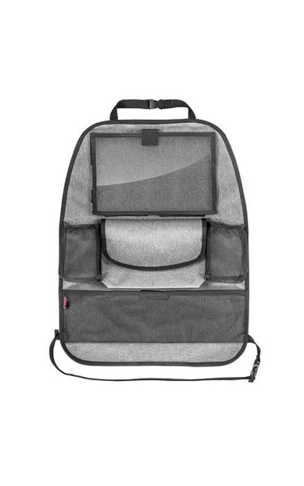 Organizator auto multimedia pentru scaunul din spate Reer TravelKid Entertain 86051 Negru