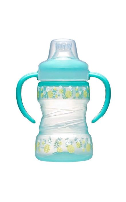 Cana de baut Soft Trainer, 6 luni +, 260 ml Nip 35101 Bleu
