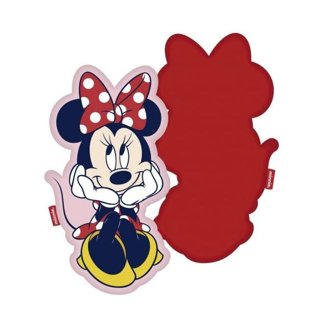 Perna decorativa din plus Minnie Mouse Rosu
