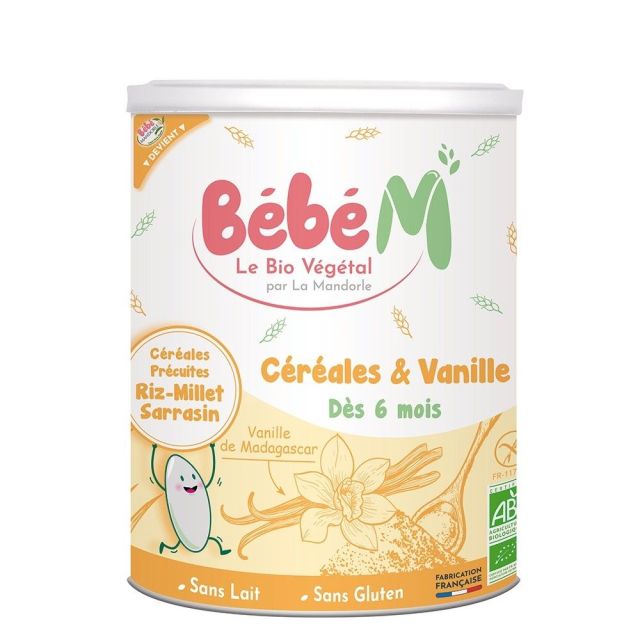 Cereale cu vanilie bio pentru bebelusi incepand de la 6 luni 