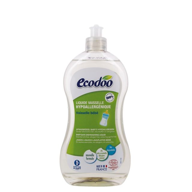 Detergent hipoalergenic biberoane si vesela bebelusi 500ml, Ecodoo 