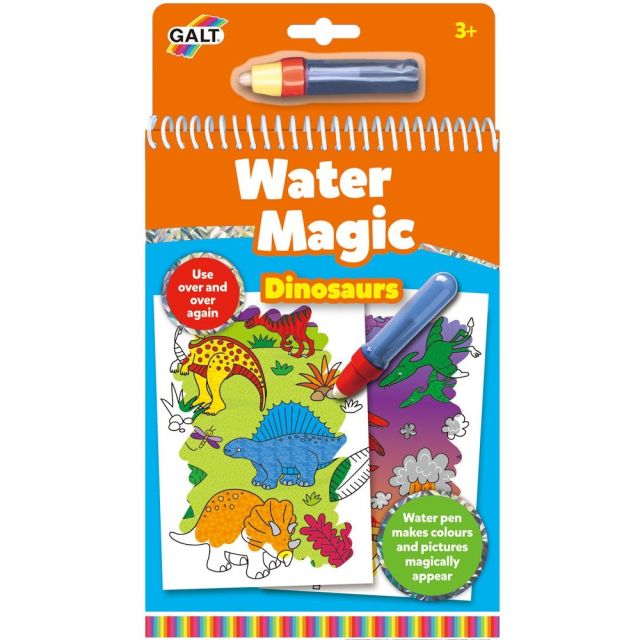  1004660_08 Water Magic: Carte de colorat Dinozauri Galt Multicolor