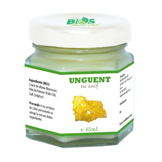 3233734192520_51 Unguent cu sulf, 45ml, Bios Mineral Plant Bios Mineral Plant 
